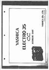 Yashica Electro 35 CC manual. Camera Instructions.
